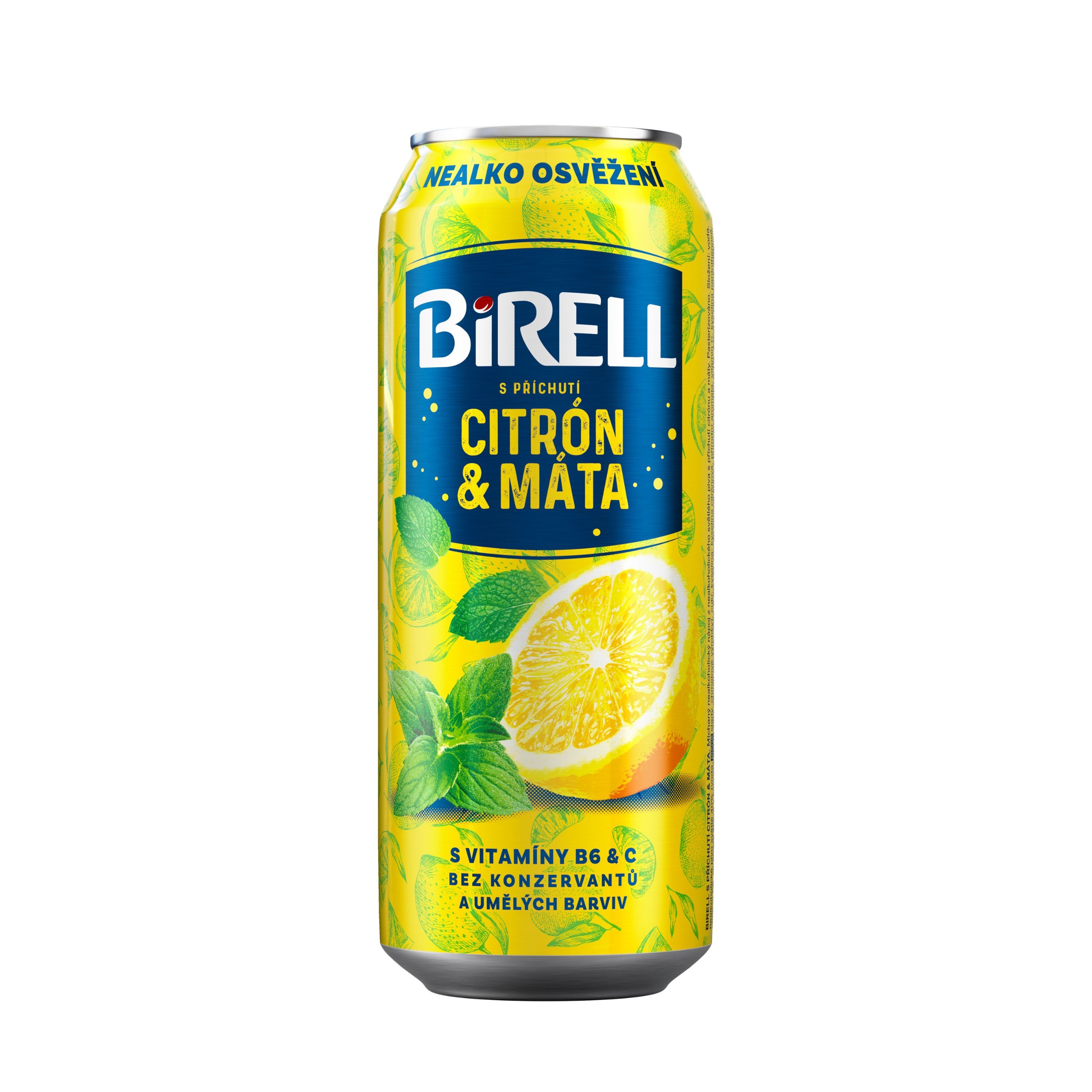 Birell citrón máta LE plech 0,5l