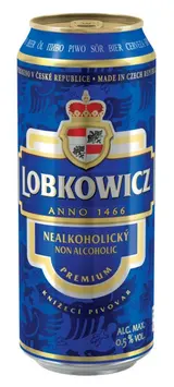 Lobkowicz Premium nealkoholický pivo 0,5 l