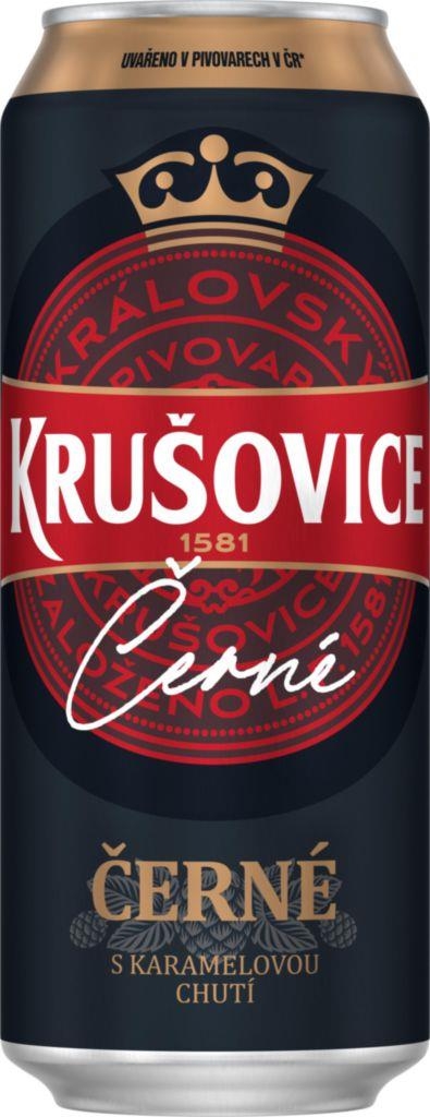 Krušovice Královské Černé pivo výčepní tmavé 0,5 l