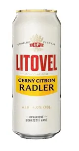 Litovel Černý citron plech 0,5 l