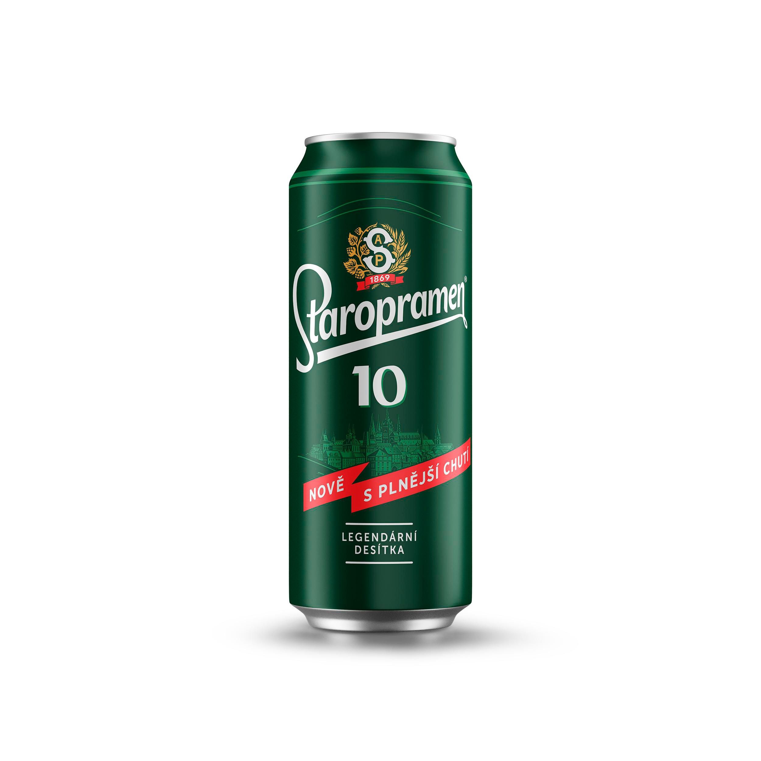 Staropramen 10 plech 0,5 l
