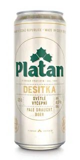 Platan 10° pivo světlé výčepní pivo 0,5 l