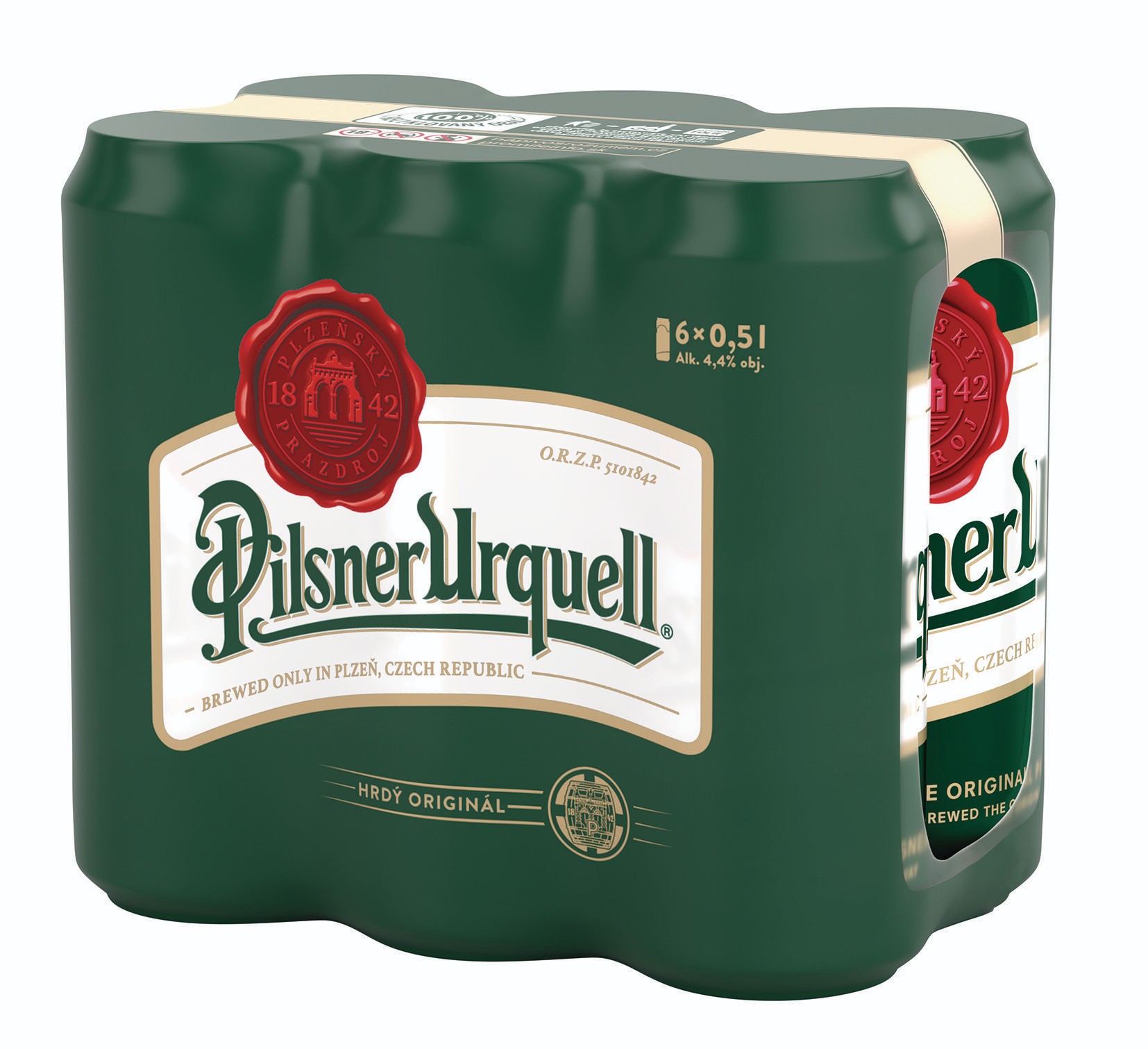 Pilsner Urquell Pivo ležák světlý 6x0,5 l