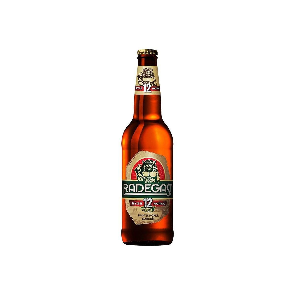Radegast Ryze hořká 12° pivo ležák světlý 0,5 l