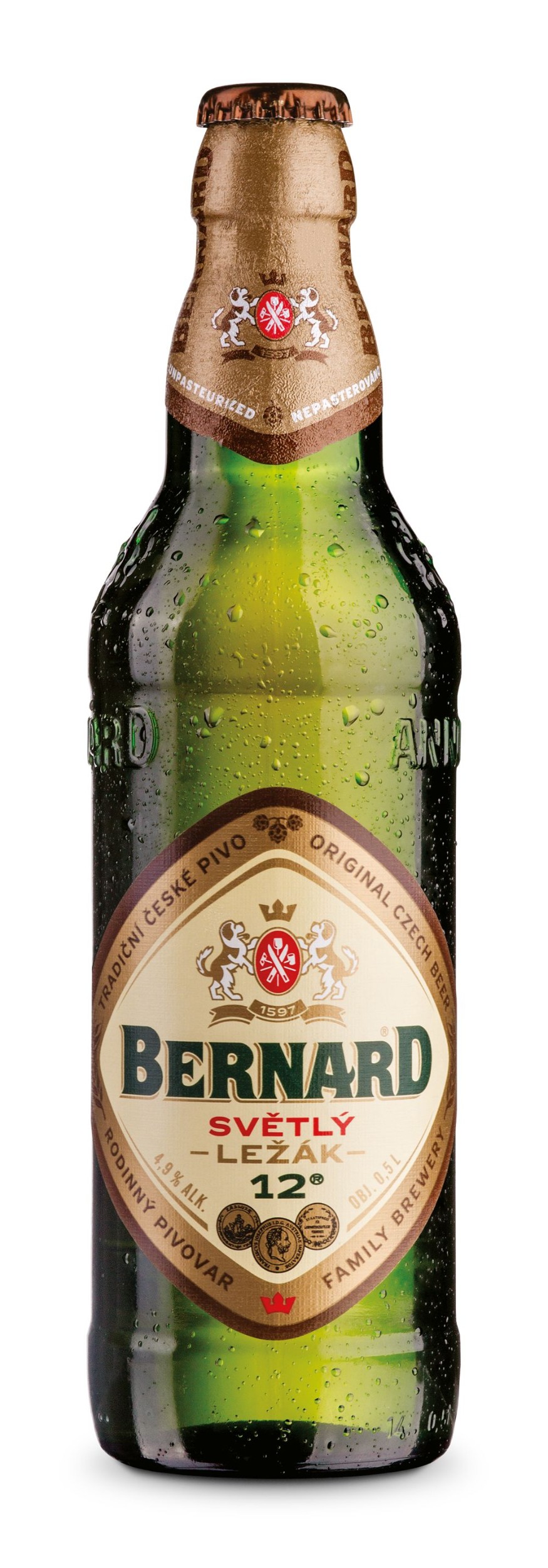 Bernard Tradiční ležák 12° světlé pivo 0,5 l