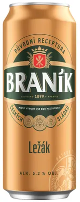 Braník Pivo ležák světlý 0,5 l