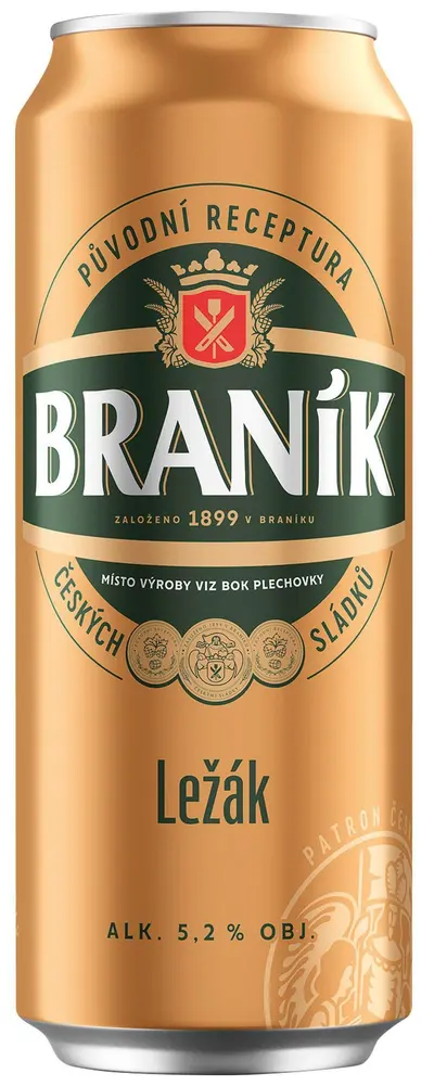 Braník Pivo ležák světlý 0,5 l