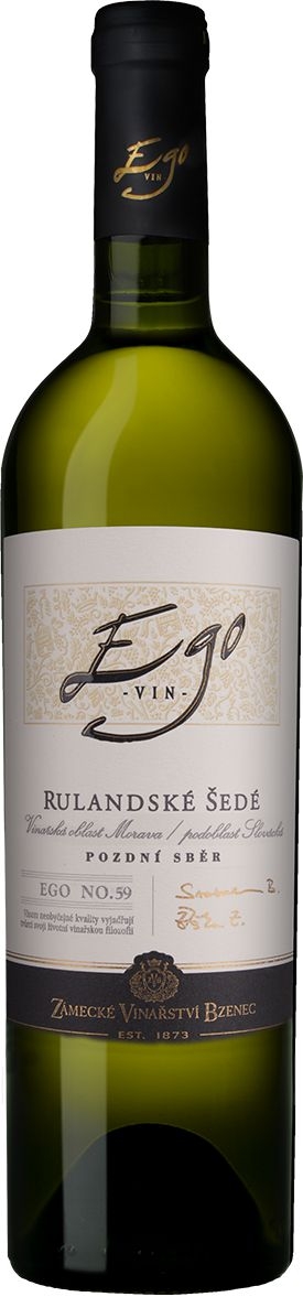 Zámecké Vinařství EGO Rulandské šedé pozdní sběr 750 ml