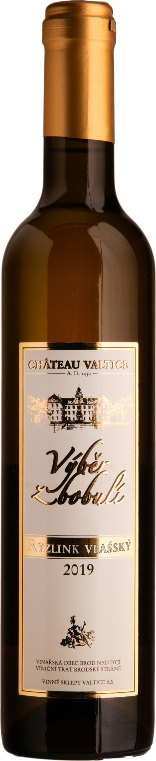 CHÂTEAU VALTICE  Ryzlink vlašský výběr z bobulí 500 ml