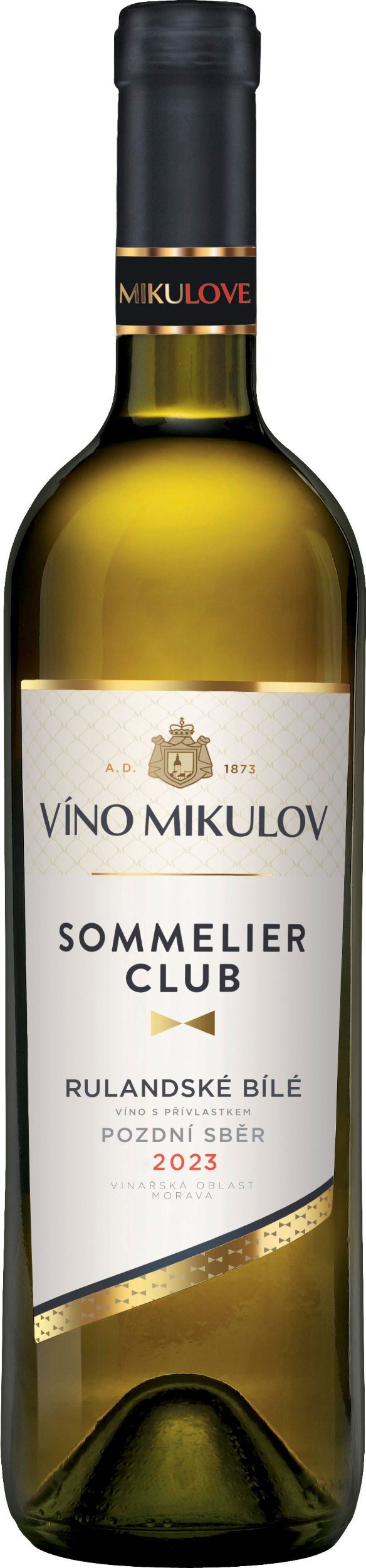 Víno Mikulov Sommelier Club Rulanské bílé pozdní sběr 0,75l