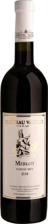 Chateau Valtice Merlot pozdní sběr 750 ml