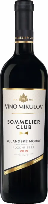 Víno Mikulov Sommelier Club Rulandské modré pozdní sběr 750 ml