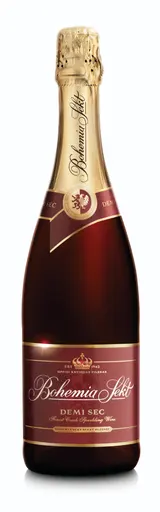 Bohemia Sekt Demi Sec červené 750 ml