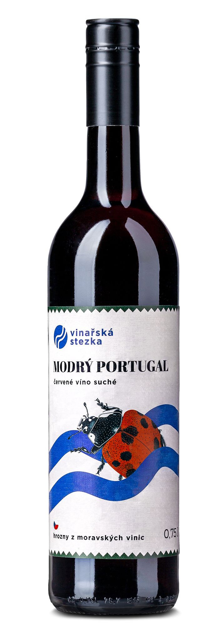Vinařská Stezka Modrý Portugal jakostní 0,75l
