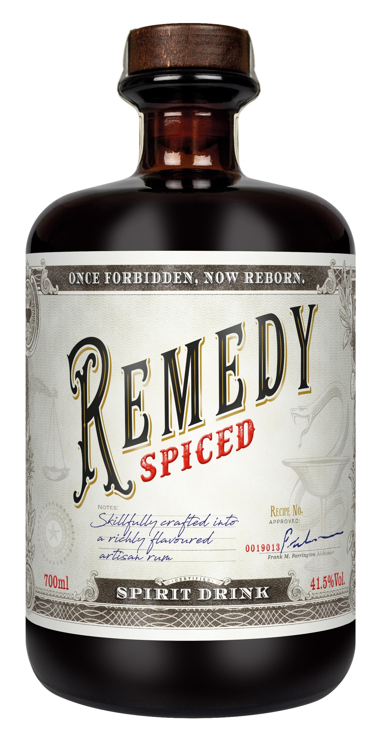 Remedy Spiced 41.5% 0,7 l
