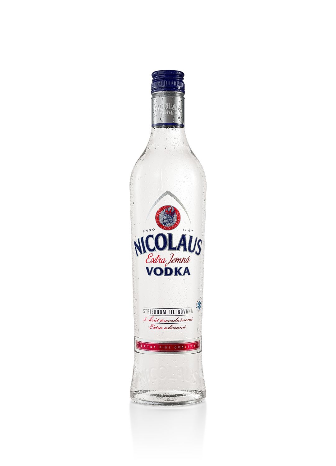 Nicolaus Extra Jemná Vodka ,8% 0,7l