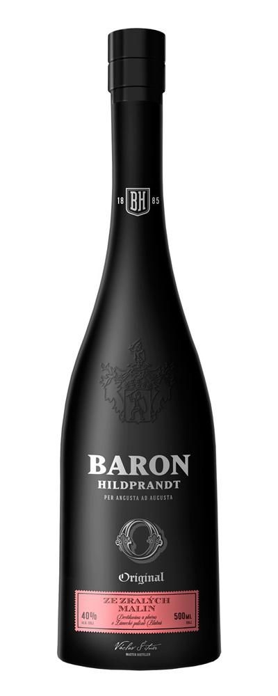 Baron Hildprandt ze zralých malin 40% 0,5 l