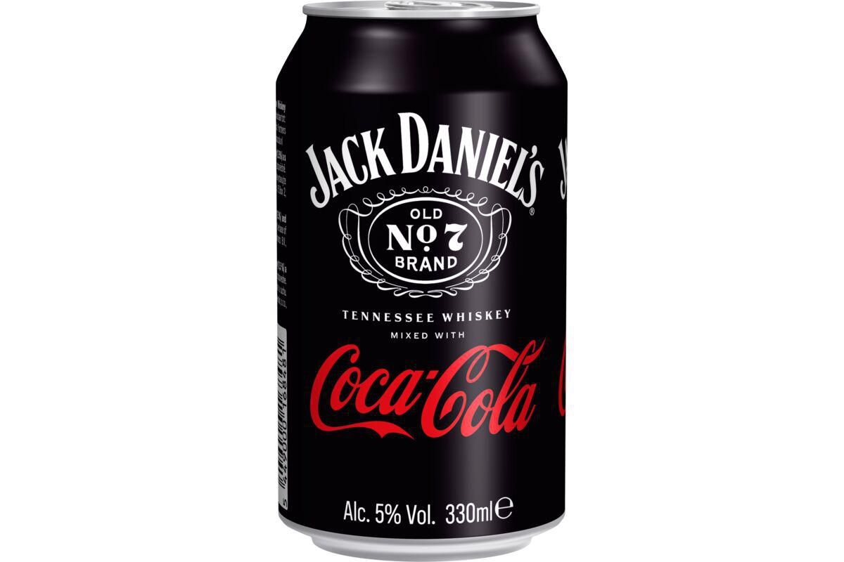 Jack Daniel's and Coca-Cola ZERO 330ml