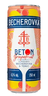 Becherovka BETON Grapefruit flavoured 4,5% 0,25 l