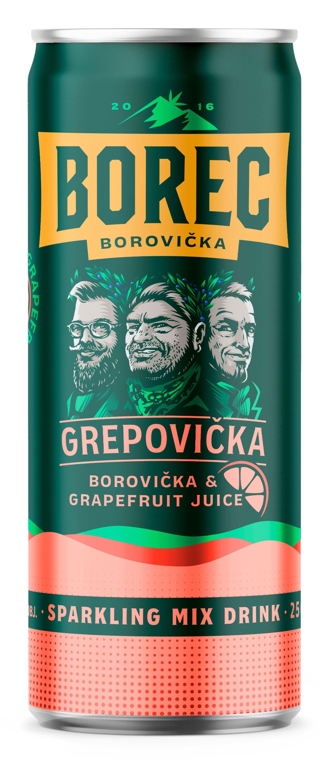 Borec Grepovička 6% 0,25l