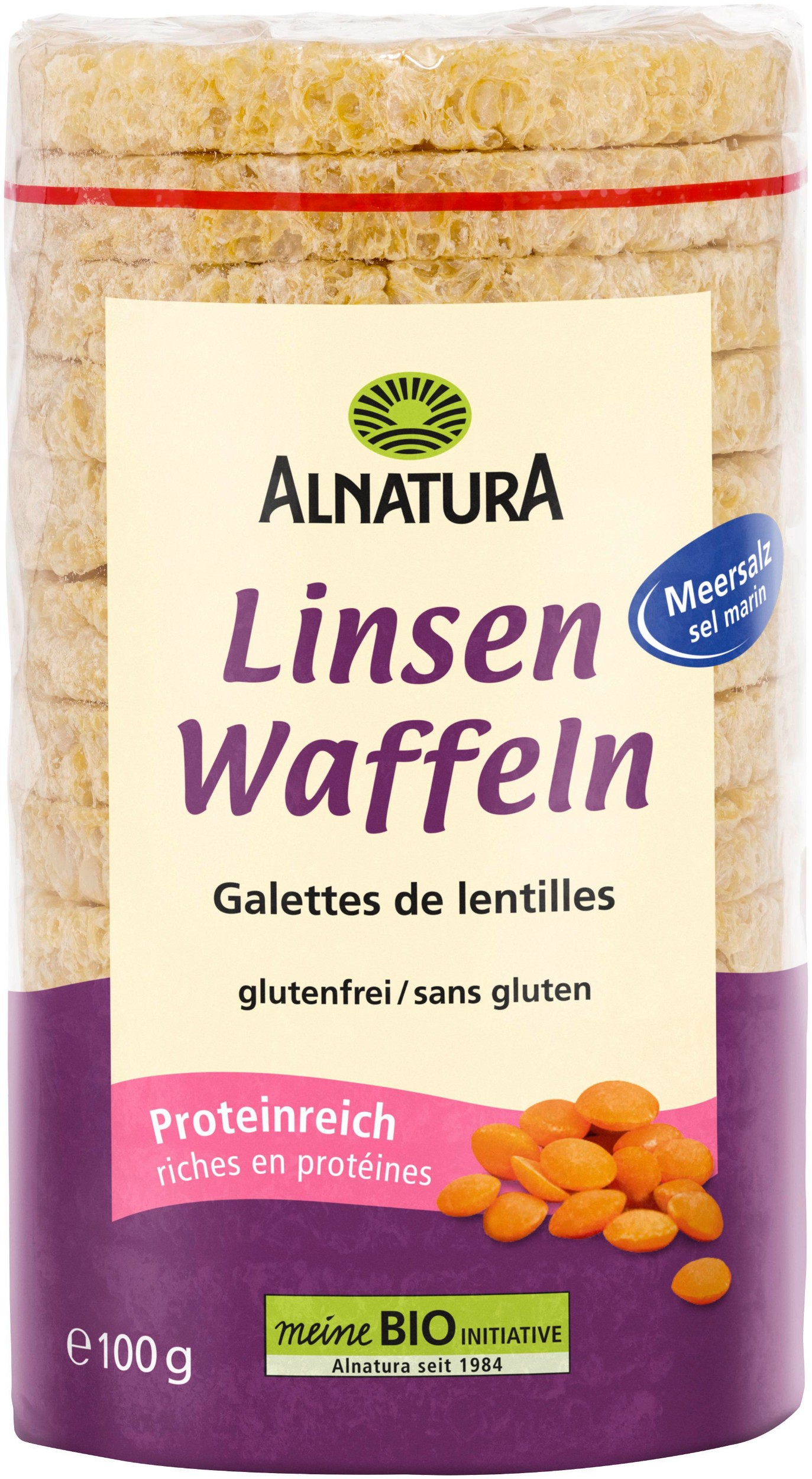 Alnatura Bio chlebíčky čočkové 100g