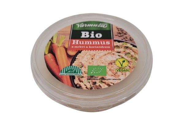 Varmuža BIO Hummus s mrkví a koriandrem 200g