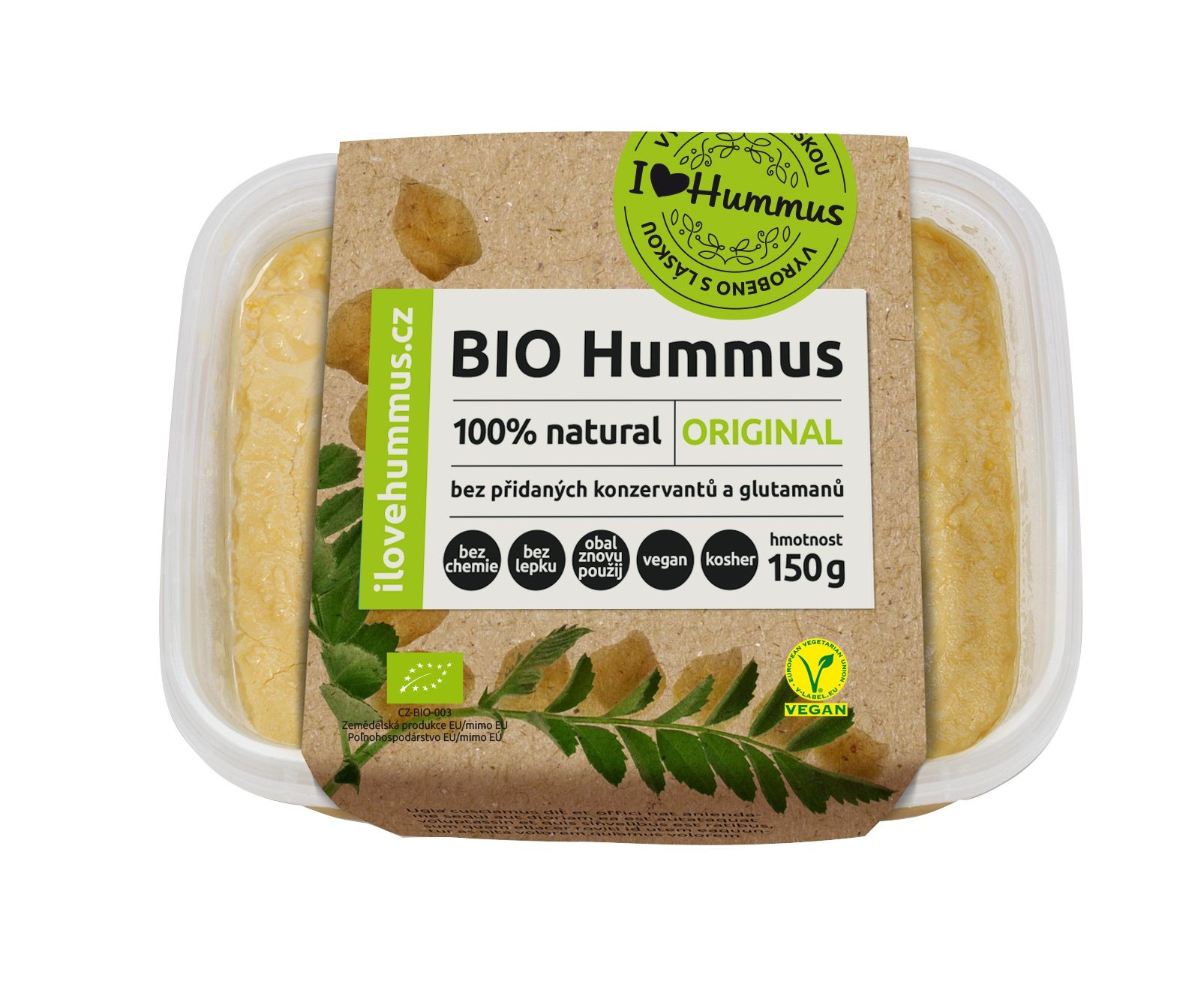 I Love Hummus Original BIO 150 g