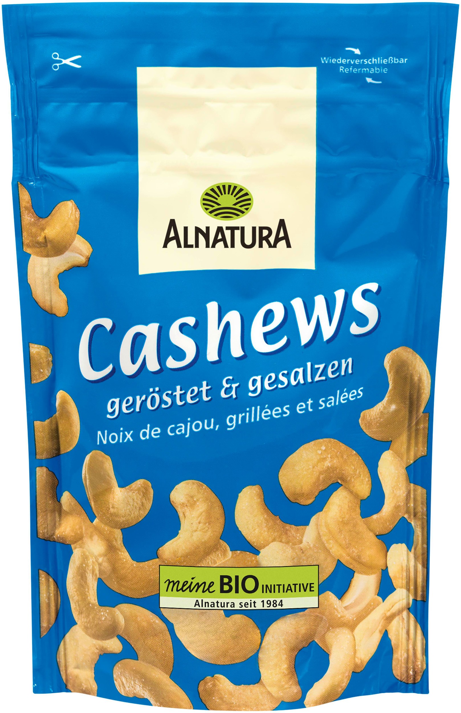 Alnatura BIO Pražené a solené kešu ořechy 100 g