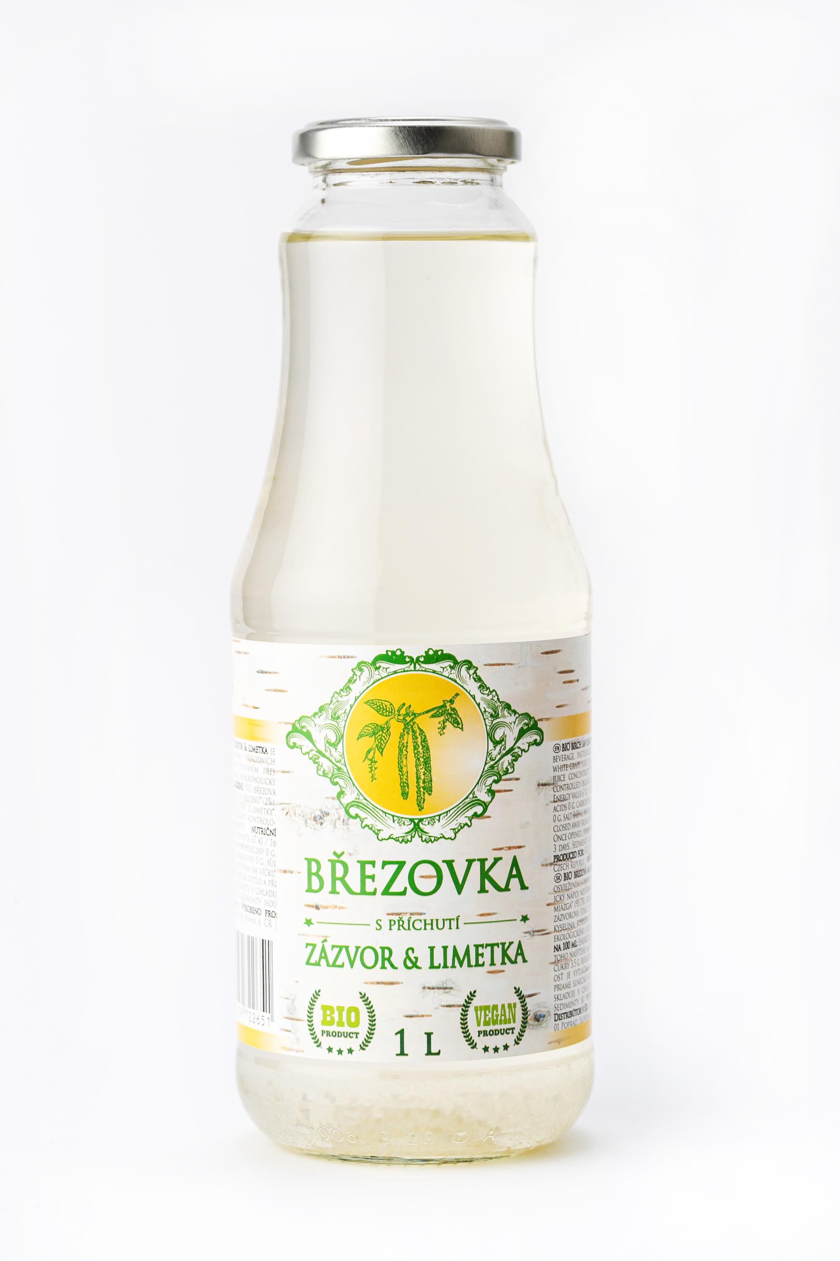 Arax Bio březovka zázvor a limetka 1000 ml