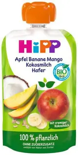 HiPP BIO Jablko, banán, mango, kokos 100 g
