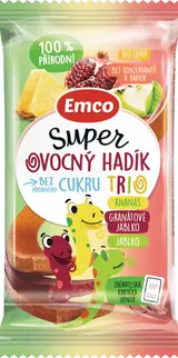 Emco Super ovocný hadík Trio ananas/gran.jablko/jablko 20g