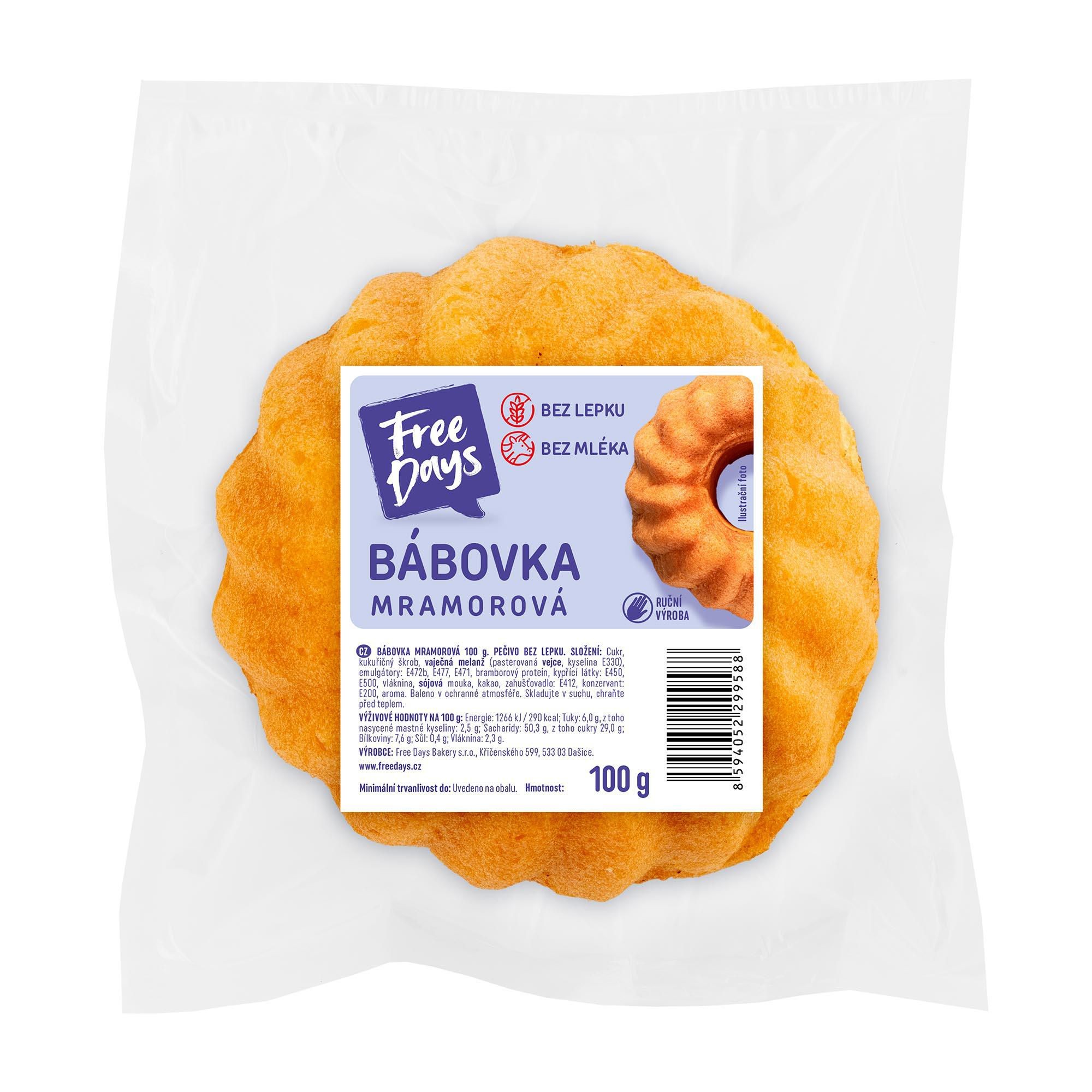 Free Days Bábovka mramorová 100 g