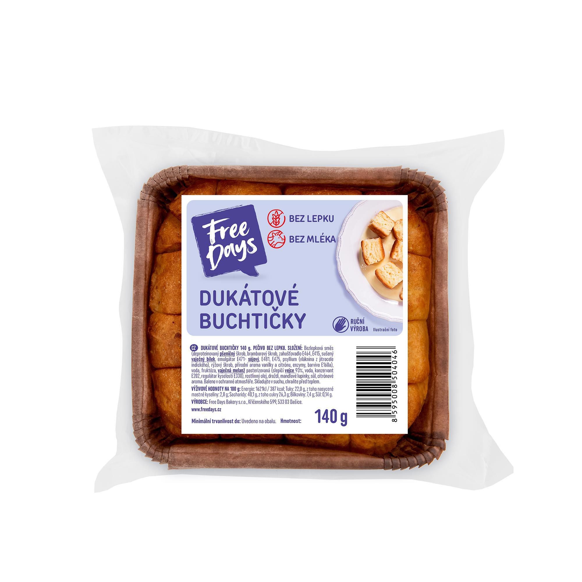 Free Days Dukátové buchtičky 140g
