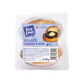 FreeDays Koláče tvaroh a mák 2x40g