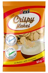 Poex Křehké lupínky se skořicí bez lepku 80 g