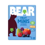 BEAR Fruit Minis malina a borůvka 5x20g