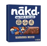 NAKD Blueberry Muffin Ovocno-oříškové raw tyčinky s borůvkami 4x35g