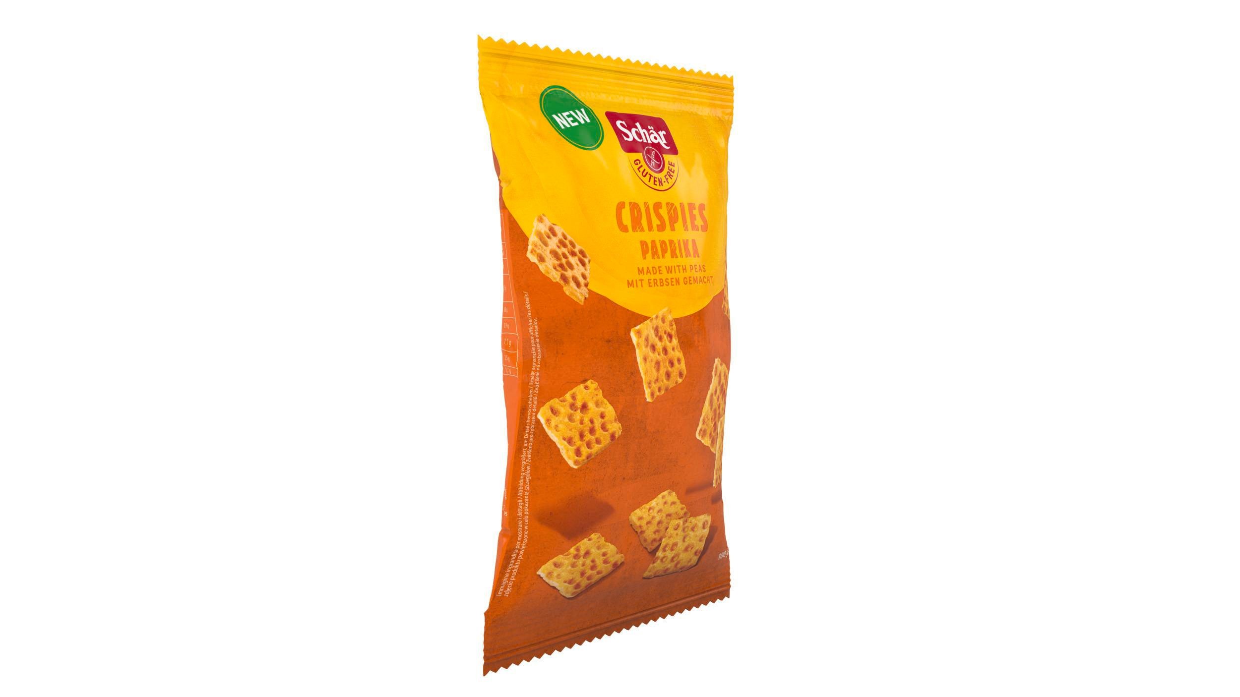 Schär Hrachové lupínky s příchutí paprika bez lepku 100g