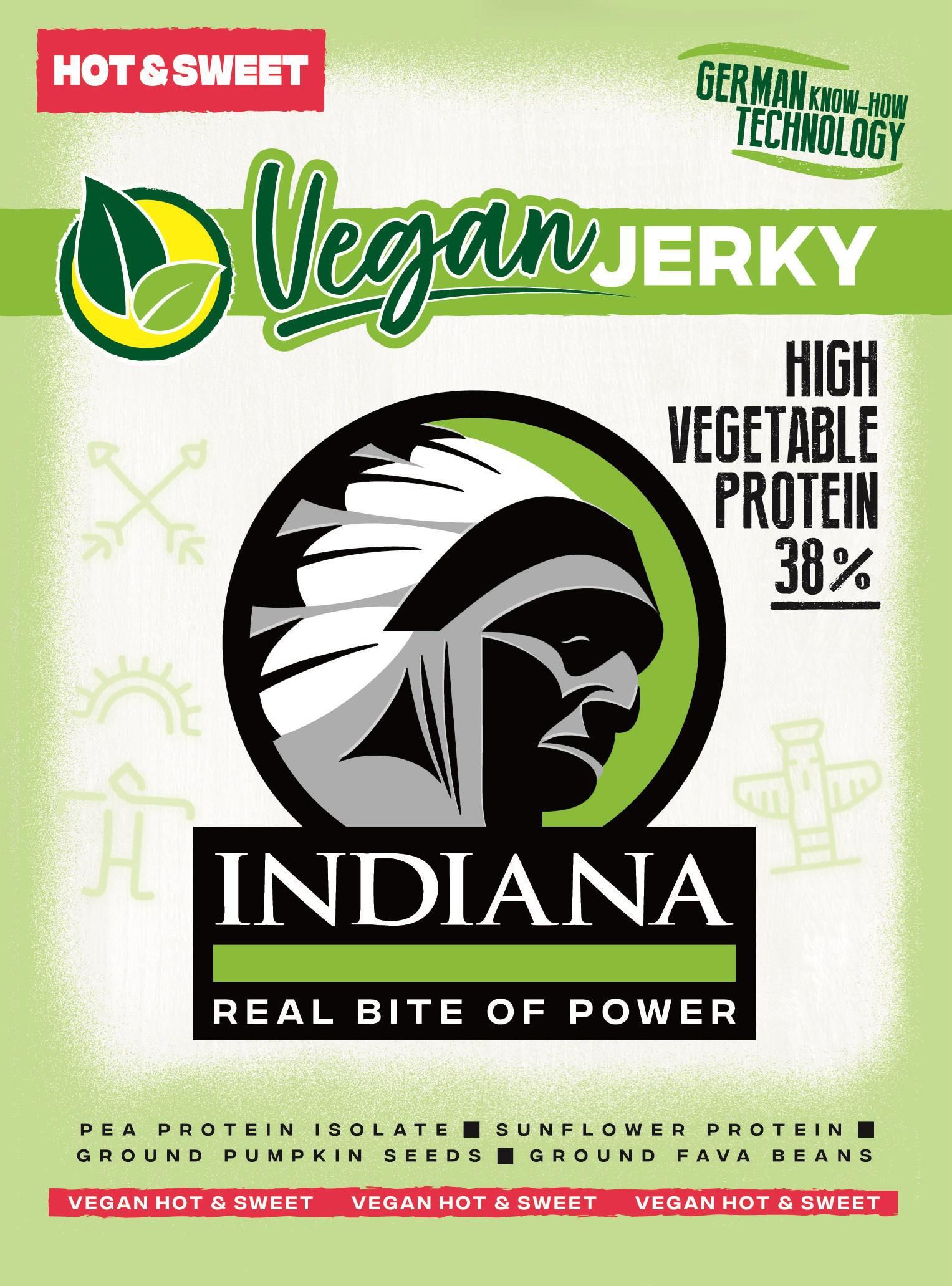 Indiana Jerky Vegan Hot&Sweet 25g