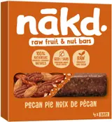 NAKD Pecan Pie - Ovocno-oříškové  RAW tyčinky s pekany  4x35g