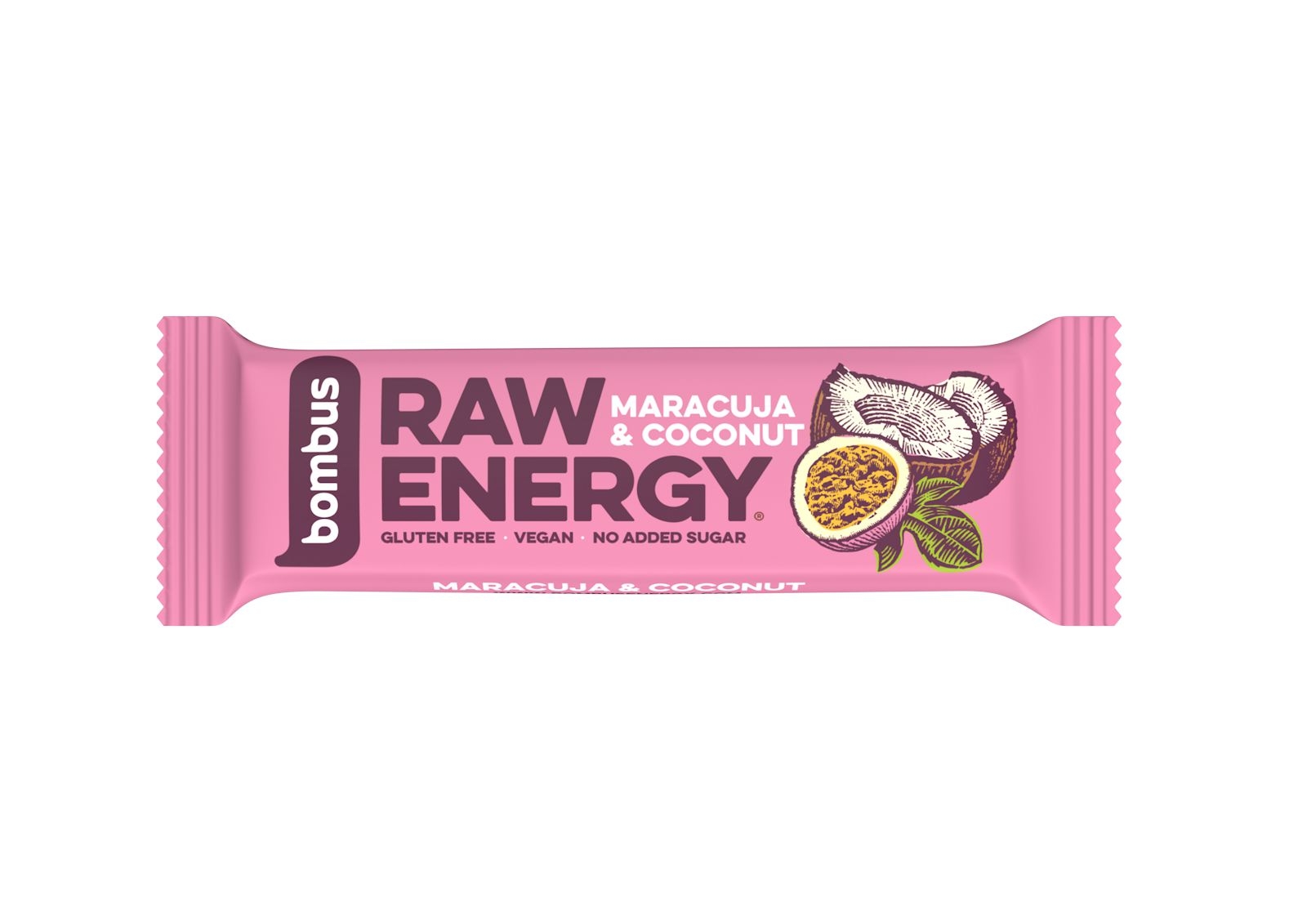 Bombus Raw energy maracuja & coconut 50 g