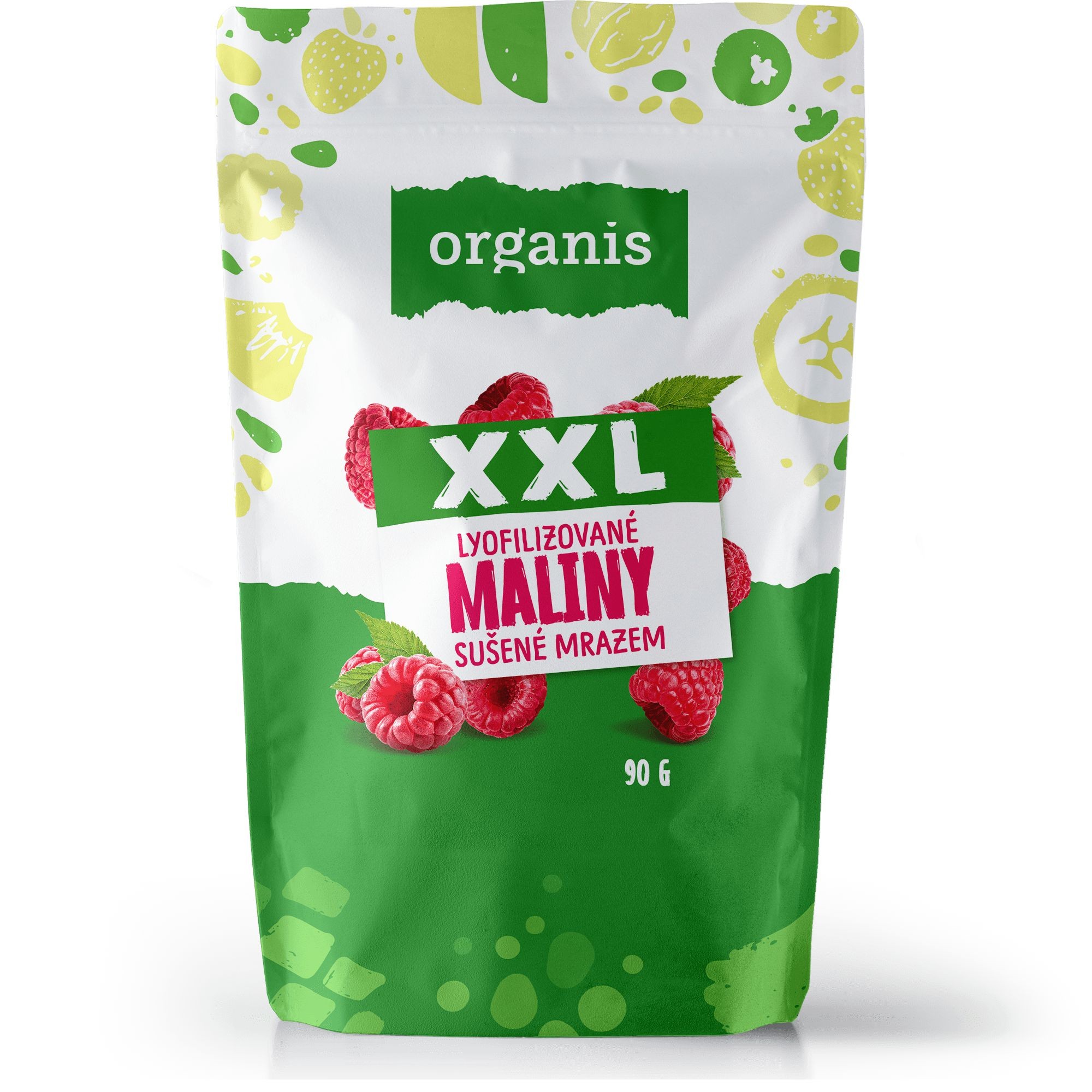 Organis Maliny sušené mrazem XXL 90 g
