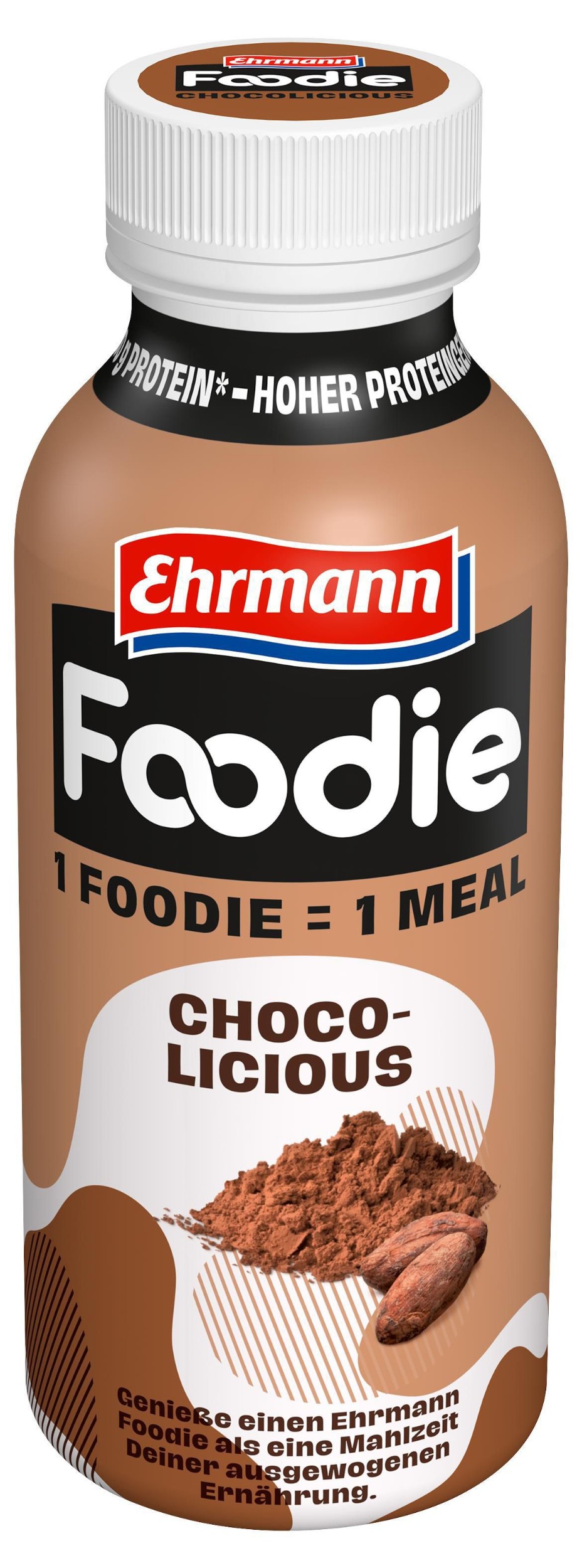 Ehrmann Foodie s čokoládovou příchutí 400ml