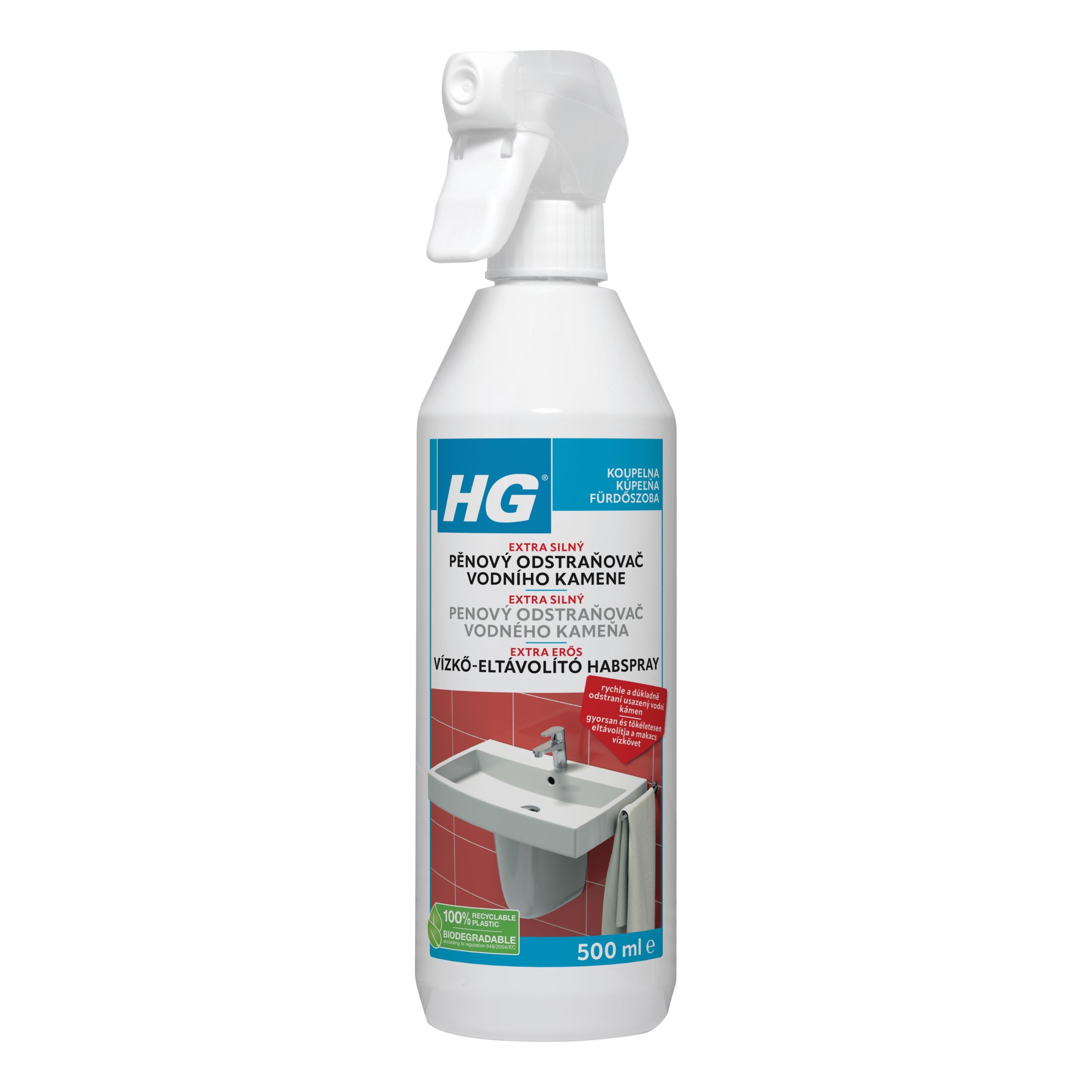 HG EXTRA SILNÝ ČISTIČ VODNÍHO KAMEN500ML