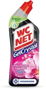 WC Net Gel Crystal Pink Flowers WC Čistič 750 ml