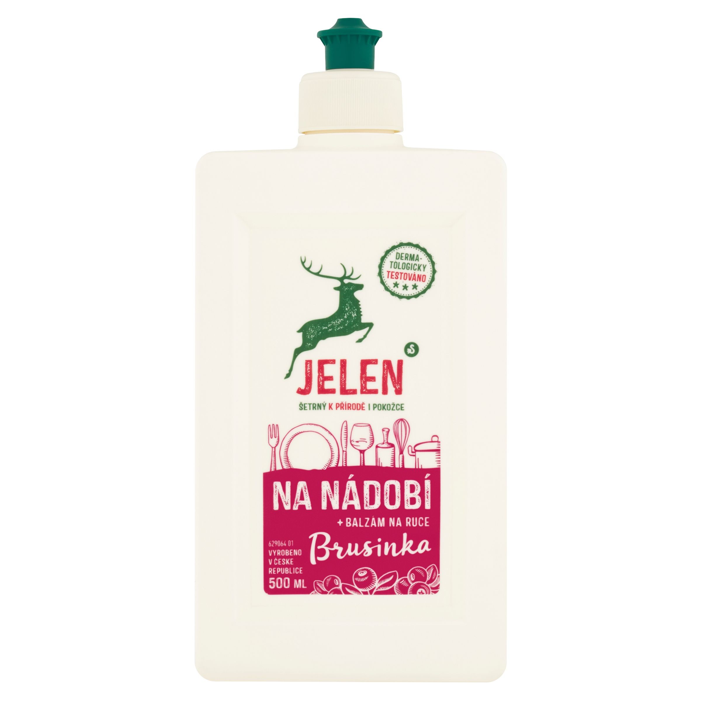 Jelen Na nádobí brusinka 500 ml