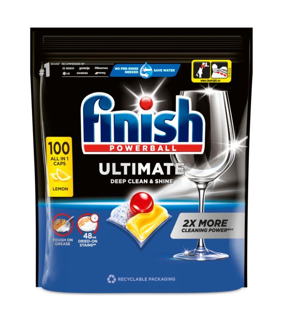 Finish Ultimate All in 1 kapsle do myčky nádobí Lemon Sparkle 100 ks