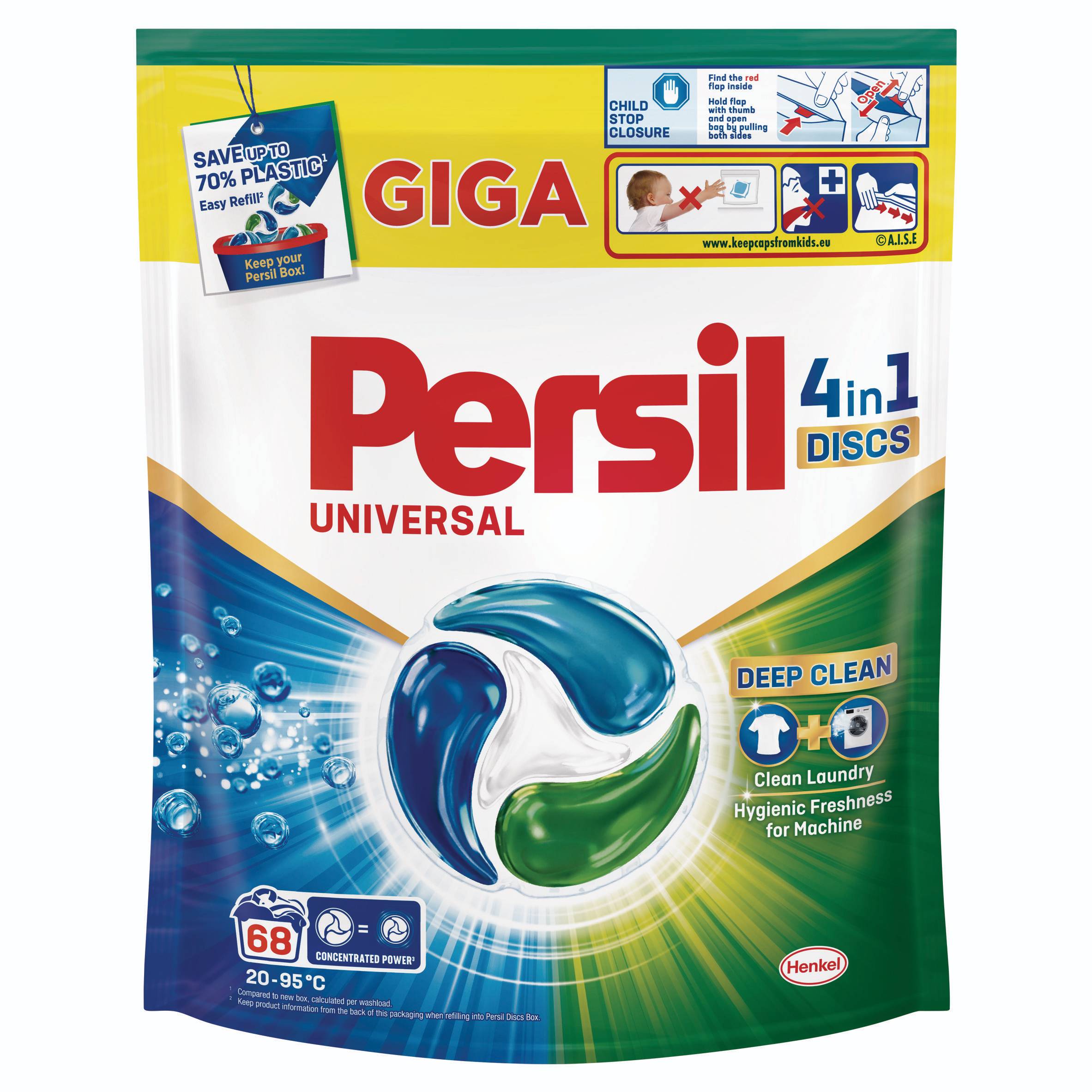 Persil prací kapsle Discs 4v1 Universal 68 praní