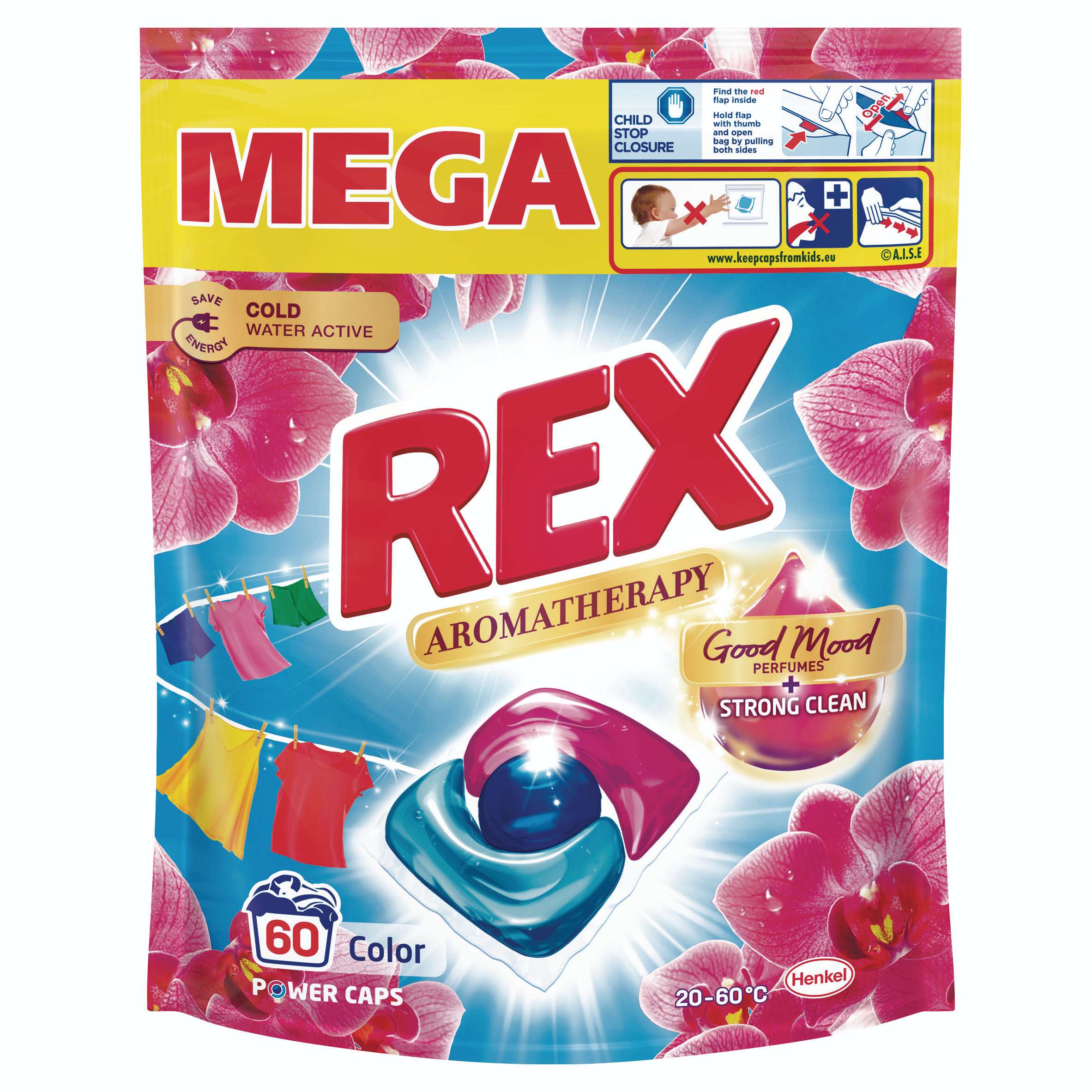Rex Caps AT Orchid Color 720g 60dávek