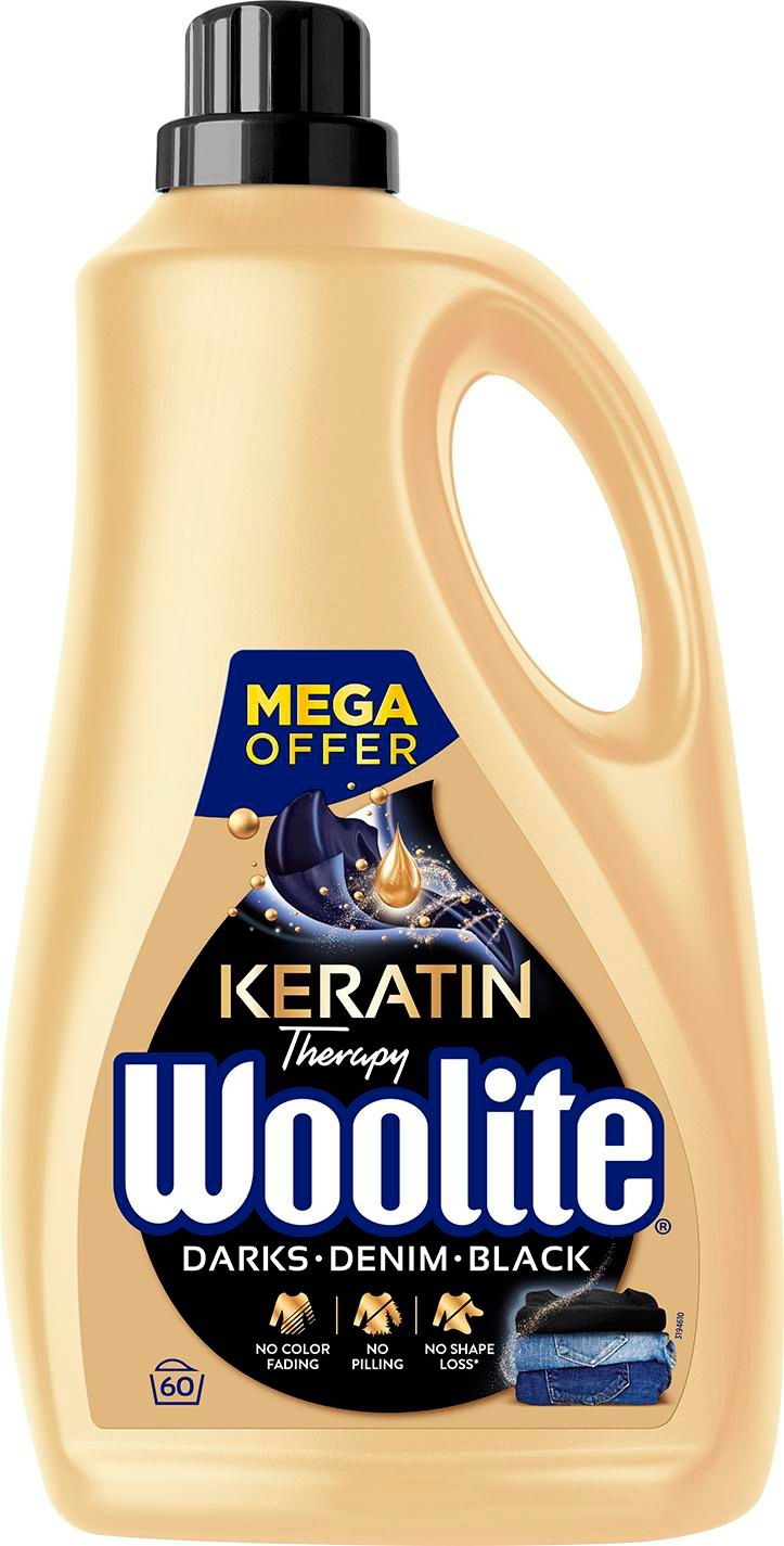 Woolite Na tmavé a černé prádlo s keratinem 3,6l 60 praní